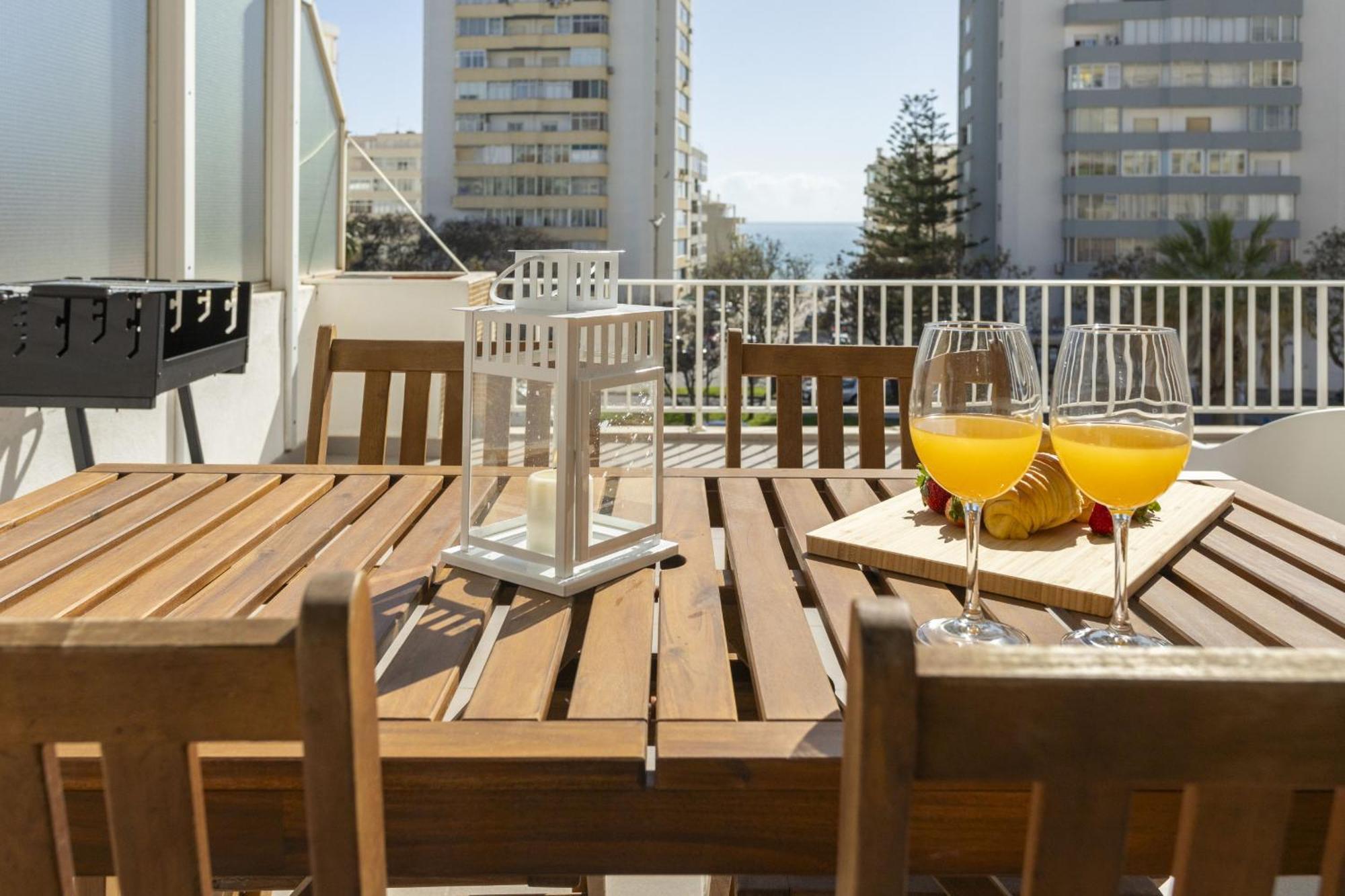 New! Quarteira Sea View Daire Dış mekan fotoğraf
