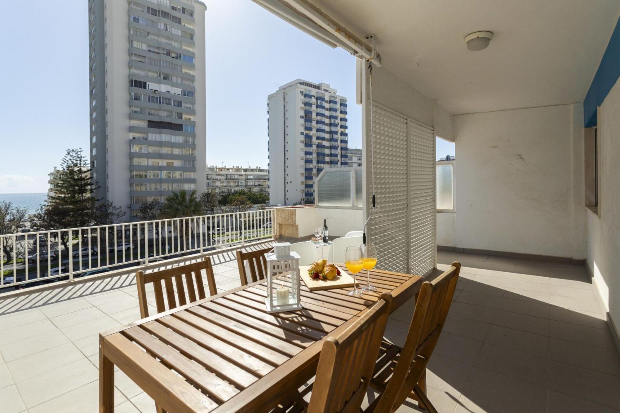 New! Quarteira Sea View Daire Dış mekan fotoğraf