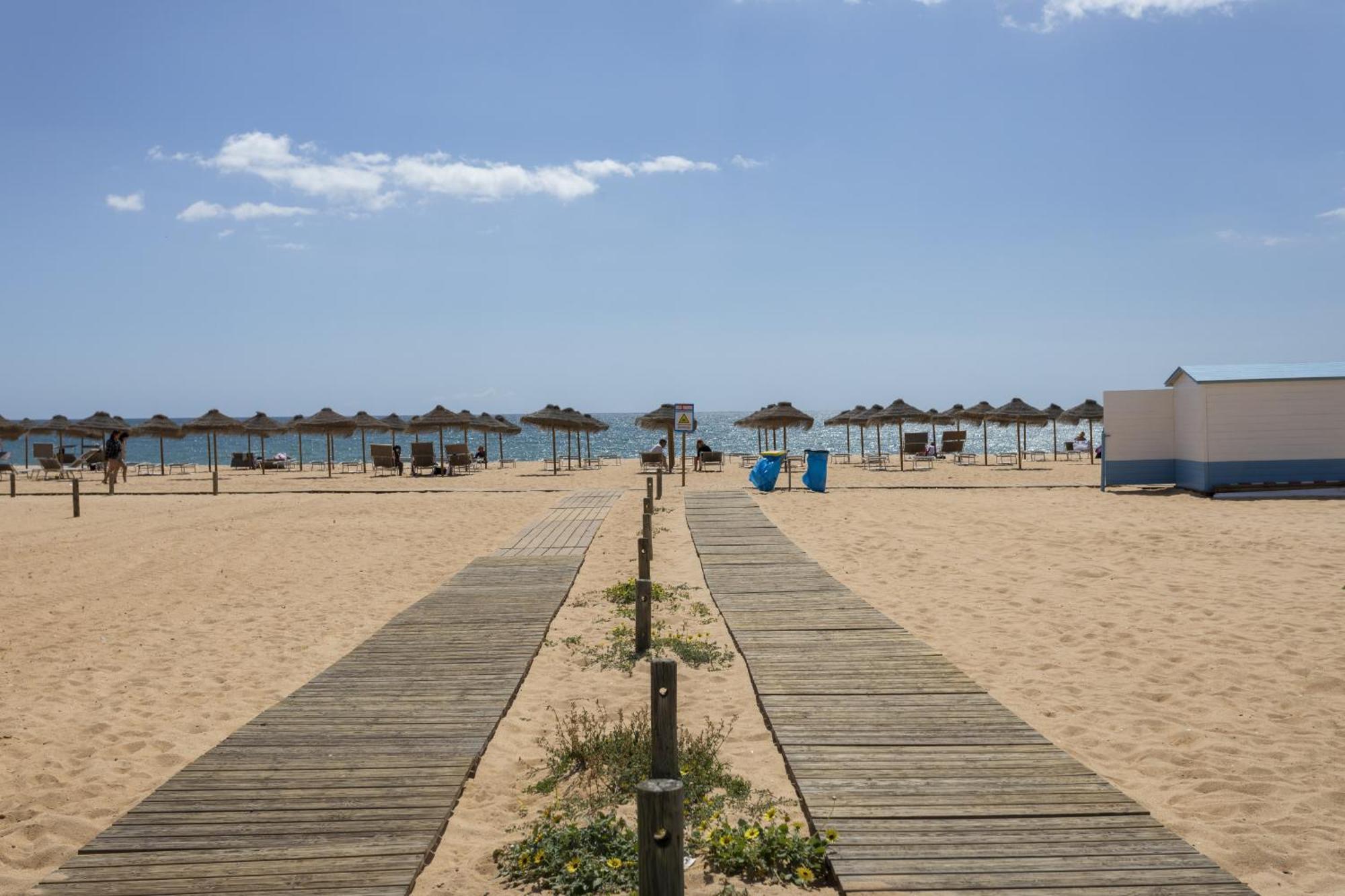 New! Quarteira Sea View Daire Dış mekan fotoğraf