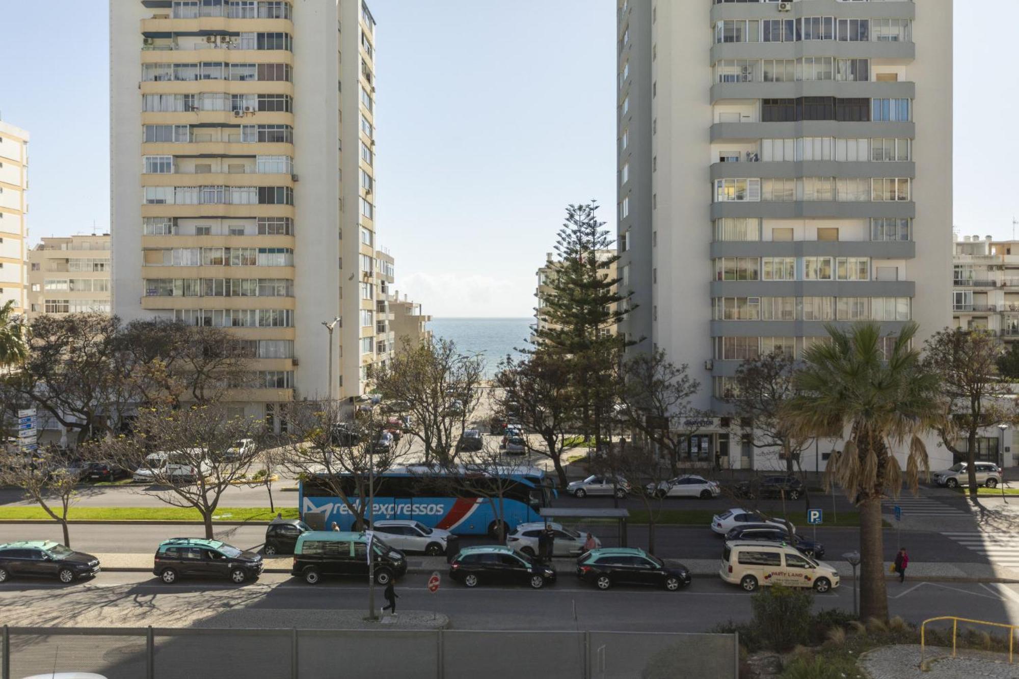 New! Quarteira Sea View Daire Dış mekan fotoğraf